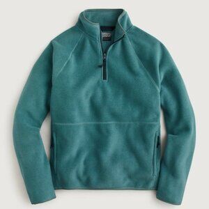 NWT J. Crew Men's Micro Fleece Half Zip Pullover Size XS